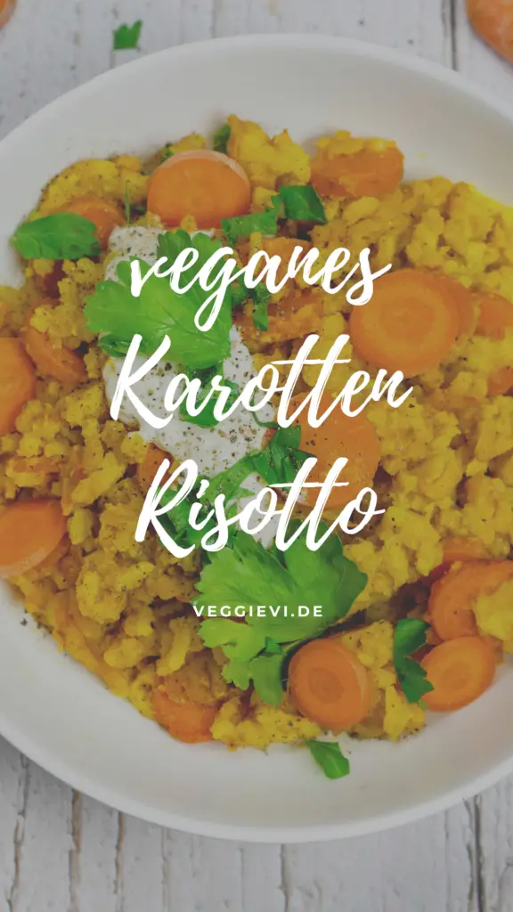 veganes Karotten Risotto